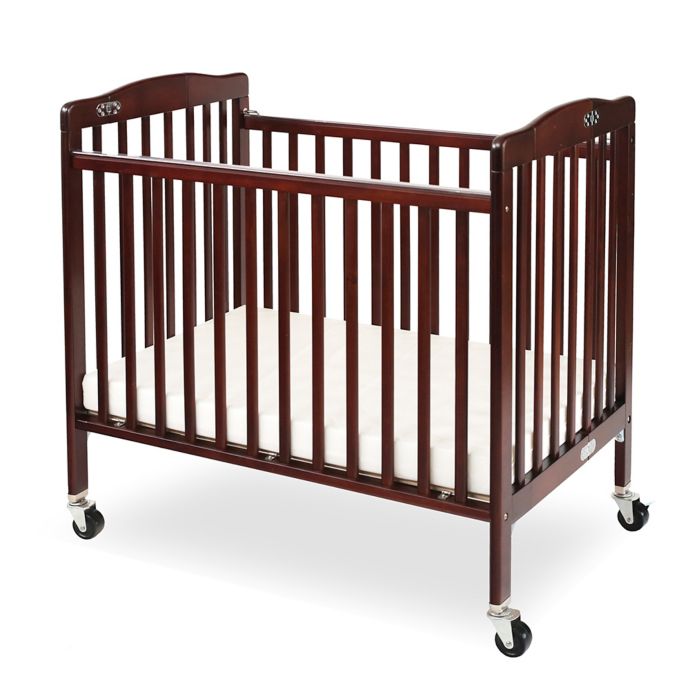 La Baby Pocket Crib Mini Portable Folding Crib In Cherry Buybuy