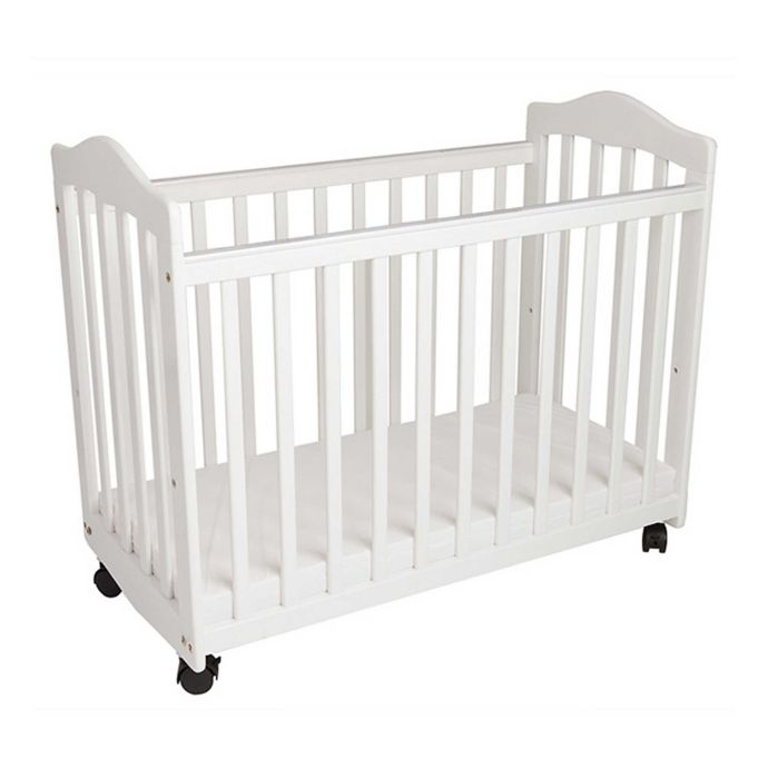 La Baby The Original Bedside Manor Mini Crib In White Bed Bath