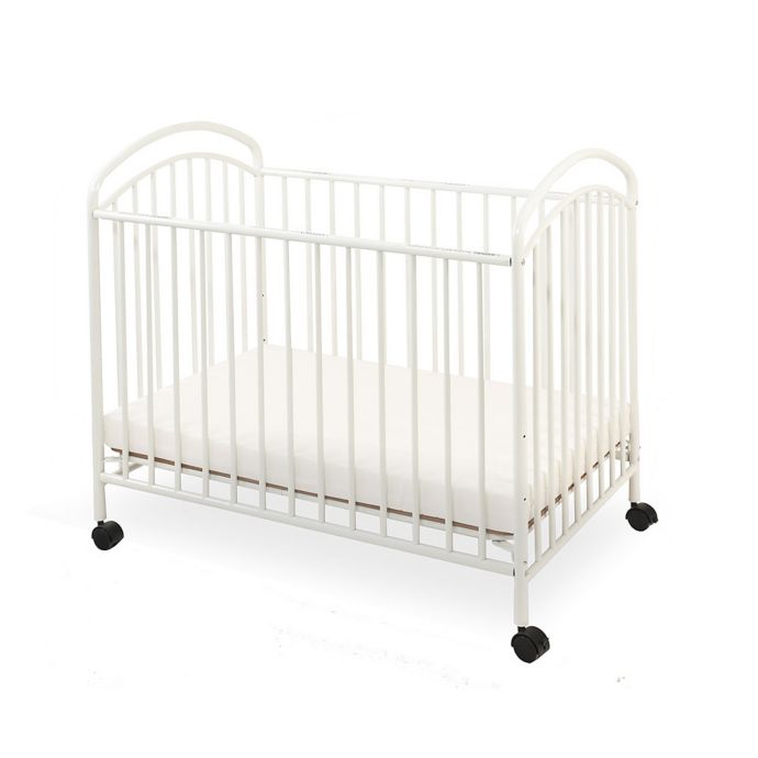 La Baby Classic Arched Mini Crib In Vanilla Bed Bath Beyond