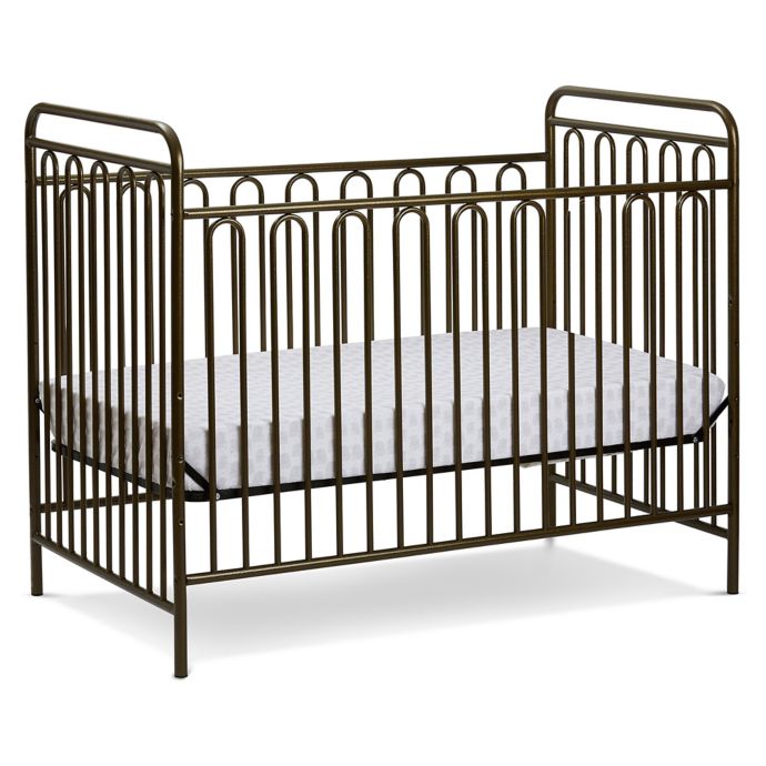 La Baby Trinity 3 In 1 Convertible Crib In Gold Bed Bath Beyond