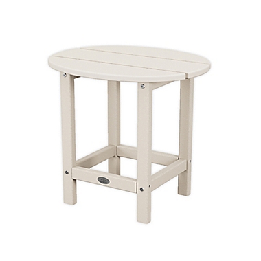 Bee & Willow&trade; by POLYWOOD 18-Inch Round Side Table in Sand. View a larger version of this product image.