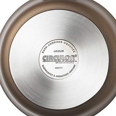 Circulon&reg; Symmetry&trade; Nonstick Hard Anodized 8.5-Inch Skillet in Chocolate. View a larger version of this product image.