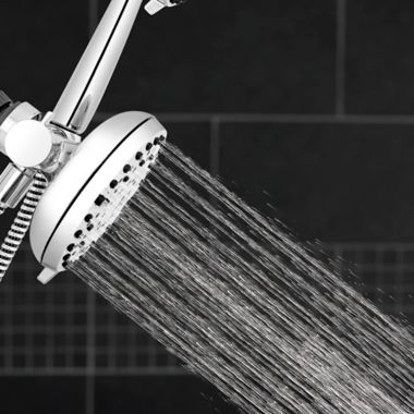 Waterpik&reg; PowerPulse 2-in-1 Dual Shower System in Chrome. View a larger version of this product image.
