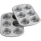 Alternate image 0 for Wilton&reg; Non-Stick 6-Cup Jumbo Muffin Pans (Set of 2)