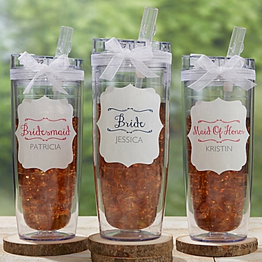 Bridesmaid Flip &#39;n&#39; Sip Tumbler. View a larger version of this product image.