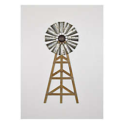 Keeler Windmill 17-Inch x 39-Inch Wood Wall Art