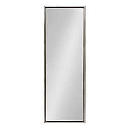 Kate and Laurel Evans 16-Inch x 48-Inch Rectangular Wall Panel Mirror in Silver