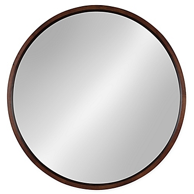Kate and Laurel Hutton 30-Inch Round Wall Mirror. View a larger version of this product image.
