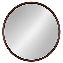 Kate and Laurel Hutton 30-Inch Round Wall Mirror