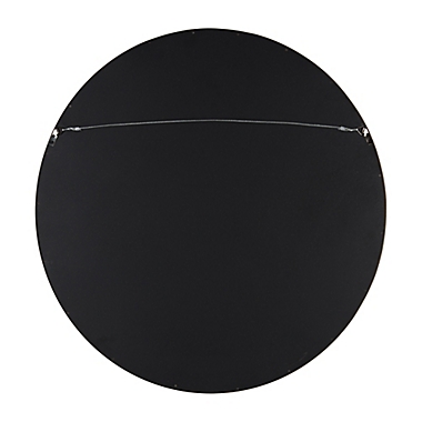 Kate and Laurel Hutton 30-Inch Round Wall Mirror. View a larger version of this product image.