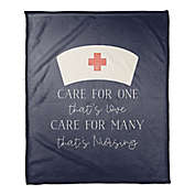 Care For Many That&#39;s Nursing 50x60 Throw Blanket