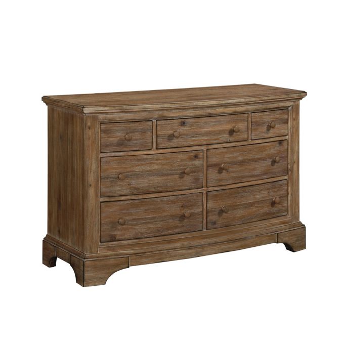 Bertini Pembrooke 7 Drawer Dresser In Rustic Natural Buybuy Baby