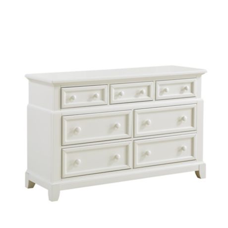 Bertini Lafayette 7 Drawer Dresser In French White Lace Buybuy Baby