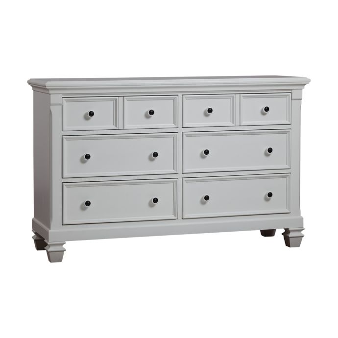 Baby Cache Glendale 6 Drawer Double Dresser In Pure White Buybuy