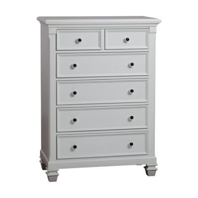 white baby chest of drawers