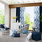 Alternate image 1 for Madison Park Laguna Medallion 95-Inch  Outdoor Curtain Panel in Indigo/Blue (Single)
