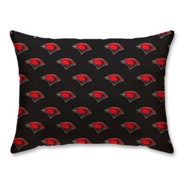 Iowa State University Plush Repeating Logo Bed Pillow | Bed Bath & Beyond