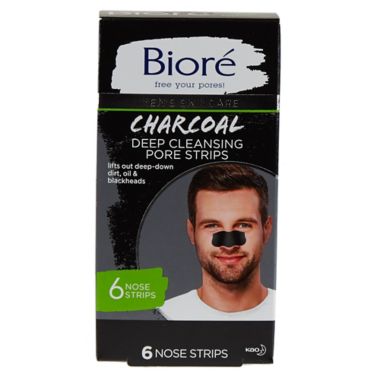 Biore 6-Count Charcoal Deep Cleansing Pore Nose Strips. View a larger version of this product image.