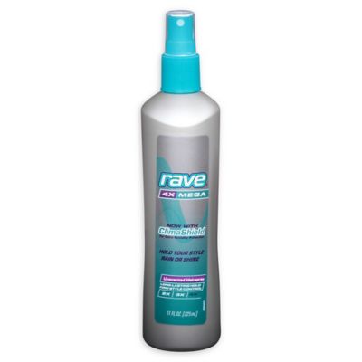 Rave&reg; 4X Mega  11 fl.oz. Unscented Spray Bottle Hairspray