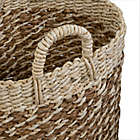 Alternate image 4 for Honey-Can-Do&reg; Coastal 3-Piece Round Natural Weave Storage Baskets Set in Natural