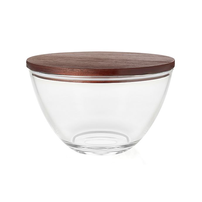 large melamine bowl with lid
