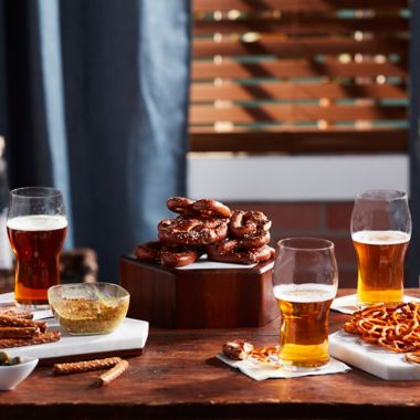 Libbey&reg; Urban Story 2-Piece Wood &amp; Cermaic Flip Bowl. View a larger version of this product image.