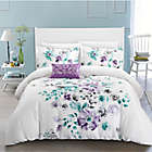 Alternate image 0 for Chic Home Gladys Reversible Queen Duvet Cover Set in Lavender