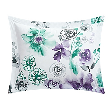 Chic Home Gladys Reversible Queen Duvet Cover Set in Lavender. View a larger version of this product image.