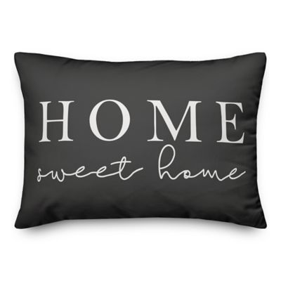 home sweet home throw pillow