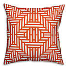 Alternate image 0 for Designs Direct Aztec-Inspired Indoor/Outdoor Square Throw Pillow in Orange