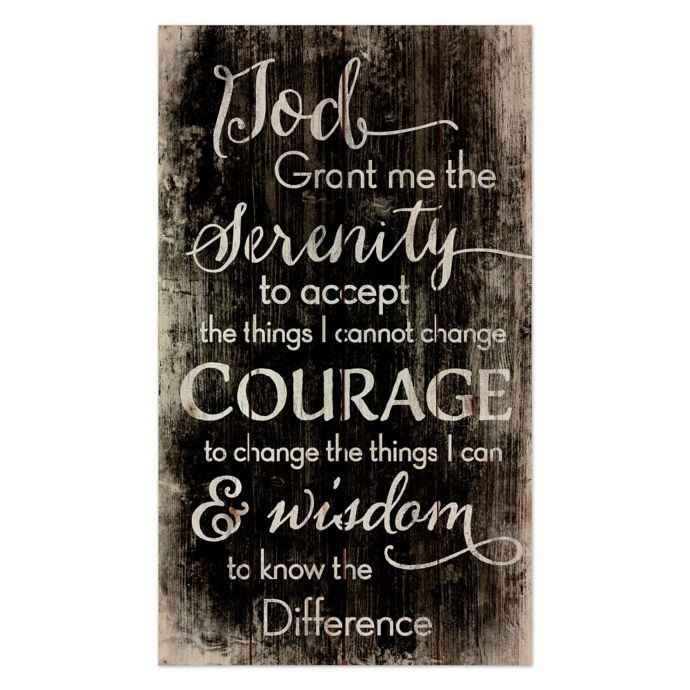 P Graham Dunn Serenity Prayer Wood Wall Art Bed Bath Beyond - 