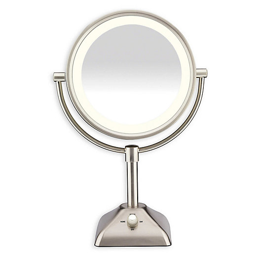 Conair Variable Lighted 1x 10x Mirror, 10x Lighted Makeup Mirror Plug In