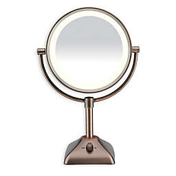 Conair&reg; Variable Lighted 1X/10X Mirror in Oil Rubbed Bronze