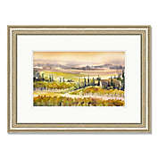 Tuscan Vineyard 27.5-Inch x 20.5-Inch Framed Wall Art