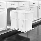 Alternate image 0 for Rev-A-Shelf Pullout Waste Containers in White