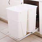 Alternate image 3 for Rev-A-Shelf Pullout Waste Containers in White