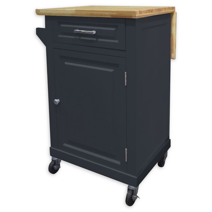 No Tools 1 Door 1 Drawer Rolling Kitchen Island Bed Bath And Beyond Canada