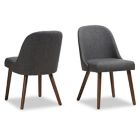 Alternate image 0 for Baxton&trade; Studio Rubberwood Upholstered Cody Dining Chair in Dark Grey