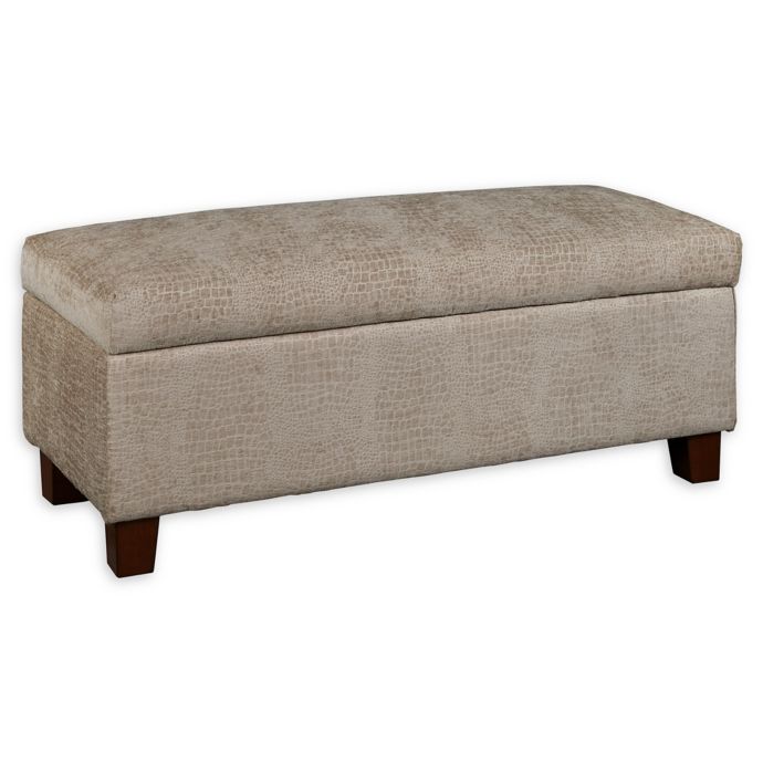 Pulaski Upholstered Storage Bed Bench in Brown Bed Bath & Beyond