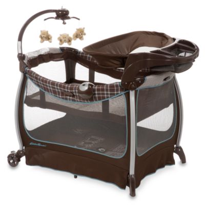 eddie bauer playpen with bassinet