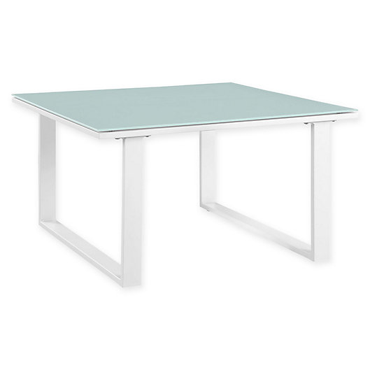 Alternate image 1 for Modway Fortuna Outdoor Patio Side Table in White