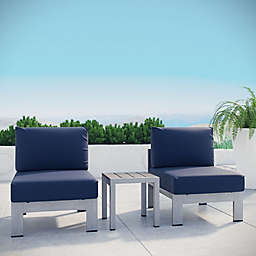 Modway 3-Piece Outdoor Patio Sofa Set