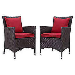 Modway Convene Outdoor Dining Chairs (Set of 2)