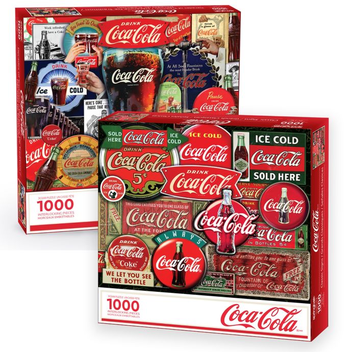 2-Pack Coca-Cola 1000-Piece Jigsaw Puzzle | Bed Bath & Beyond