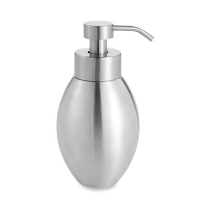 brushed nickel soap dispenser