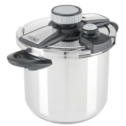 Viking® Easy Lock 8 qt. Stainless Steel Pressure Cooker with Steamer