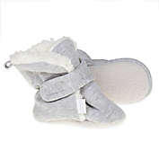 Capelli New York Size 0-3M Jersey Cotton Slipper in Grey