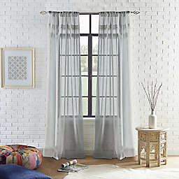 Peri Home Liv 84-Inch Rod-Pocket Window Curtain Panel in Grey (Single)