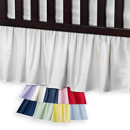 T. L. Care Cotton Percale Crib Bed Skirt