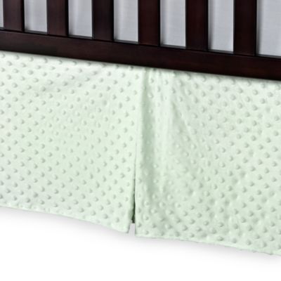 minky dot crib sheet